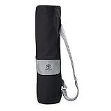 Gaiam Cargo Yoga Mat Bag, Full-Zipper Yoga Mat Carrier with Adjustable Strap, Front & Exterior Phone Pocket with Earbuds Slit, Stylish & Functional Fitness Mat Holder for Women & Men