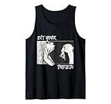 Eat Your Protein, Anime Gym, Pump, Bodybuilding, Fitness Tank Top