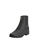 ARIAT Unisex Child Scout Zip Paddock Western Boot, Black, 2 Big Kid US