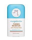 Megababe Thigh Rescue Anti-Chafe Stick Mini | Travel size, great for on-the-go | Prevents skin chafe & irritation | Thighs, arms, bra-lines & more | 0.81 oz (Pack of 1)