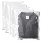 Spartan Industrial - 10” X 13” (500 Count) 3 Mil Frosted Reclosable Zip Plastic Bags with Resealable Lock Seal Zipper and Vent Hole | For Packaging Clothes, Shirts & More