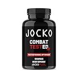 Jocko Fuel Test Booster for Men - Natural Endurance, Stamina, & Strength Booster - Muscle Builder for Men & Nitric Oxide Support with Ginger Root, Shilajit, & Tongkat Ali, 120ct (30 Servings)