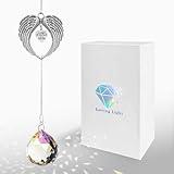 purefly Memorial Gifts for Loss of Loved One, Unique Sympathy Gift Idea Clear Crystal Ball Window Suncatcher, Rainbow Bereavement Grief Gift Box for Loss of Mother Father Husband Son Daughter Dog