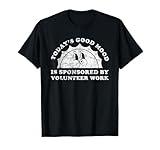 Funny Cute Retro Vintage Volunteer Work or Volunteer Worker T-Shirt