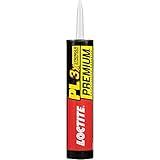 Loctite PL Premium Polyurethane Construction Adhesive, Versatile Construction Glue for Wood, Concrete, Stone, Metal & More- 10 fl oz, Cartridge, 1 Pack