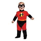 Disguise Kid's Incredibles Infant Classic Costume, Red, 12-18m