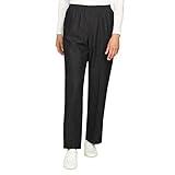 Alfred Dunner womens Petite Black Denim Proportioned Short pants, Black, 8 Petite US