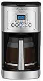 Cuisinart Coffee Maker, 14-Cup Glass Carafe, Fully Automatic for Brew Strength Control & 1-4 Cup Setting, Stainless Steel, DCC-3200P1