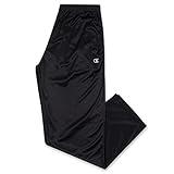 Champion Big and Tall Open Bottom Track Pants – Lightweight Powertrain Track Pants for Men Black