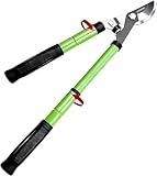 GARDENWORK Loppers for Tree Trimmer,Heavy Duty Branch Cutter,17-23"Extendable Garden Loppers with SK5 High Carbon Steel Blade,Chops Thick Branch Ease with 1.6" Diameter Cut Capacity