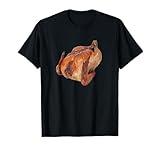 Poultry Roast Rotisserie Chicken T-Shirt - Unisex-Adults, Black, Small