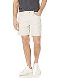 Amazon Essentials Men's Slim-Fit 7" Inseam Stretch 5-Pocket Short, Stone, 38