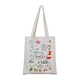 Seattle Washington City Gifts Welcome to Seattle Tote Moving to Seattle Gift Seattle Travel Gift (Seattle Tote)
