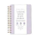 LIFTINSPIRE CO. FINDING BALANCE A 100-DAY Mental Health Journal – Daily Journal with Prompts for Mindfulness, Self-Care & Healing – Anxiety & Depression Relief