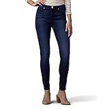 Lee Women's Sculpting Slim Fit Skinny Leg Jean, Nightingale, 12 Medium