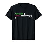 Web and CSS Programmer Developer Coding Code Design T-Shirt
