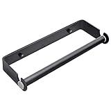 PEDORUBY Under Cabinet Paper Towel Holder, Adhesive or Drill Mount Paper Towel Holder, Wall Mount Paper Towel Holders for Kitchen or Bathroom (Black)