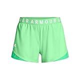 Under Armour Womens Play Up 3.0 Shorts, (350) Matrix Green/Vapor Green/White, Medium