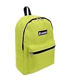 Everest Luggage Basic Backpack, Lime, Medium