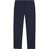 Nautica girls School Uniform Skinny Fit Stretch Twill Pant, Navy, 8 US