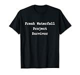 Anti Waterfall Agile Project Management Funny PM Coach T-Shirt