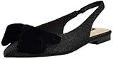 Nine West Women's Junnie Flat, Black Denim 001, 8.5