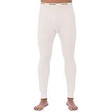 Fruit of the Loom Men's Classic Midweight Waffle Thermal Underwear Bottoms (1-Pack), Natural, Large