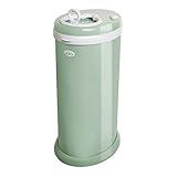 Ubbi Steel Diaper Pail, Odor Locking, No Special Bag Required, Award-Winning, Registry Must-Have, Sage Green