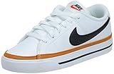 NIKE Women's Court Legacy Sneaker, White/Desert Ochre/Team Orange/Black, 8