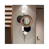 HEBOIX Modern Geometric Large Metal Wall Art 3D Wall Sculptures Handmade Wall Hanging Wall Decoration for Living Room/Dinning Room/Bedroom/Entryway/Kitchen/Office