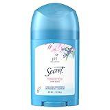 Secret Antiperspirant and Deodorant for Women, 24hr Sweat & Odor Protection, PH Balanced Protection, Gentle on Skin, Wide Solid, Travel Size, Powder Fresh Scent, 1.7 oz