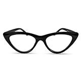 2SeeLife Black Cateye Reading Glasses for Women – Stylish Readers with Solid & Sturdy Frame, Premium Quality, Spring Hinges, Scratch Resistant Lenses, Perfect for Petite & Small Faces, Strength 2.75