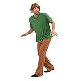 LILLIWEEN Classic Movie Characters Costume short-Sleeved and Pants Halloween Costume for Adults