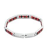 New For Arrival Stainless Steel Ourla Oshun Santeria Bracelet Mix Beads Babalawo Bangle For Women/Men Jewerly Gift