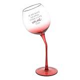 Pavilion Gift Company - If My Kids Can Whine, I Can Wine Too - 11 Oz Tipsy Stemmed Ombre Red Wine Glass Unique Novelty Gag Gift Funny Mom Dad Humor Parenting Present