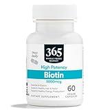 365 by Whole Foods Market, High-Potency Biotin 5000mcg, Vegan, 60 Count