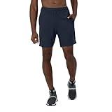 Champion Sport, Moisture Wicking, Athletic Men, Gym Shorts (Reg. or Big & Tall), Navy Reflective C, Large