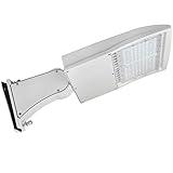 OSTEK 150W LED Parking Lot Light, 21000lm (140lm/w) 5000K LED Shoebox Light -Direct Arm Mount, Outdoor Street Area Lighting [300-450W HID/HPS Equiv.] Outdoor Lighting 100-277V,UL&DLC Listed