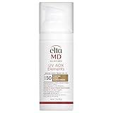 EltaMD UV AOX Elements Tinted Mineral Face Sunscreen Lotion, Tinted Moisturizer for Face SPF 50 with Antioxidants, For Dry Sensitive Skin 1.7 oz Pump