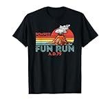 Pompeii Fun Run Volcano History Geography Volcanologist T-Shirt