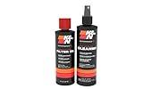 K&N Air Filter Cleaning Kit: Squeeze Bottle Filter Cleaner and Red Oil Kit; Restores Engine Air Filter Performance; Service Kit-99-5050