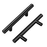 Home Expert 5 Inch Cabinet Pulls Black Cabinet Handles Kitchen Cabinet Hardware 3 Inch Hole Center 5 Pack