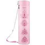 Gonex Yoga Mat Bag, Yoga Mat Carrier Full-Zip Exercise Yoga Mat Carry Bag for Women Men with a Wet Pocket and Zipper Pocket Extra Wide Adjustable Shoulder Strap