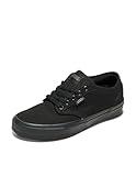 Vans Women's Atwood Shoe | Low-Top Fashion Sneakers for Work, Walking & Casual Everyday Wear, Black/Black, 7