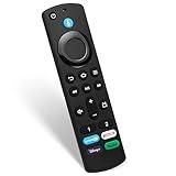 yalanle 3rd Gen Pro Replacement Voice Remote TV Controls Fit for Fire Smart TVs Stick, TV Cube, TV Stick 4K Max, TV Stick 4K, TV Stick Lite, for All Insignia/Toshiba/Pioneer Smart TVs