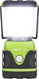 LE 1000LM Battery Powered LED Camping Lantern, Waterproof Tent Light with 4 Light Modes, Camping Essentials, Portable Lantern Flashlight for Camping, Emergency Light, Power Outages, Not Rechargeable