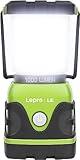 LE 1000LM Battery Powered LED Camping Lantern, Waterproof Tent Light with 4 Light Modes, Camping Essentials, Portable Lantern Flashlight for Camping, Hurricane, Emergency, Hiking, Power Outages, 1PCS