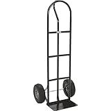 Ironton Steel Pneumatic Hand Truck Dolly - 600-Lb. Capacity, 10in. Tires, Powder-Coat Finish