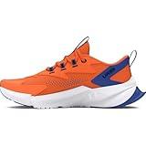 Under Armour Boys' Grade School Scramjet 6, (800) Orange Blast/Tech Blue/Orange Blast, 4, US