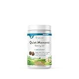 NaturVet Quiet Moments Calming Aid Dog Supplement – Helps Promote Relaxation, Reduce Stress, Storm Anxiety, Fireworks, Motion Sickness for Dogs – Tasty Pet Soft Chews with Melatonin – 70 Ct.